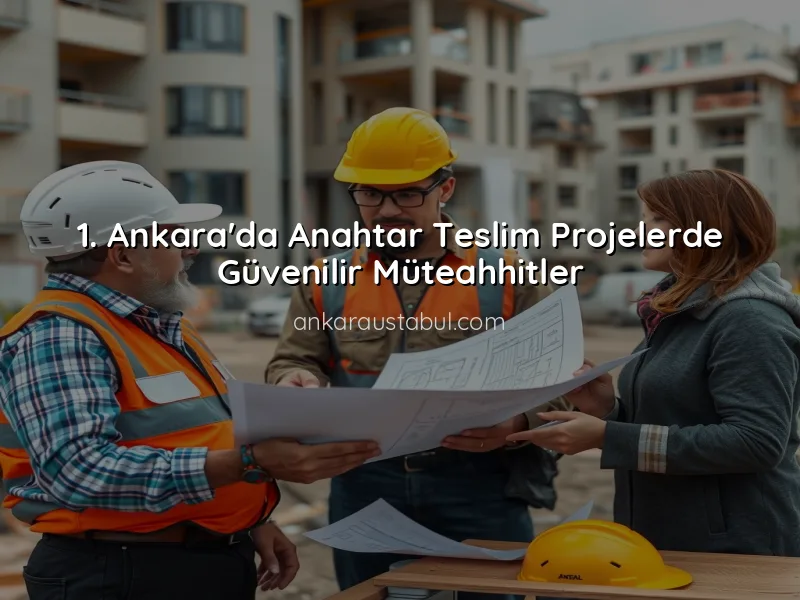 Ankara'da Anahtar Teslim Projeler İçin En İyi Müteahhitler