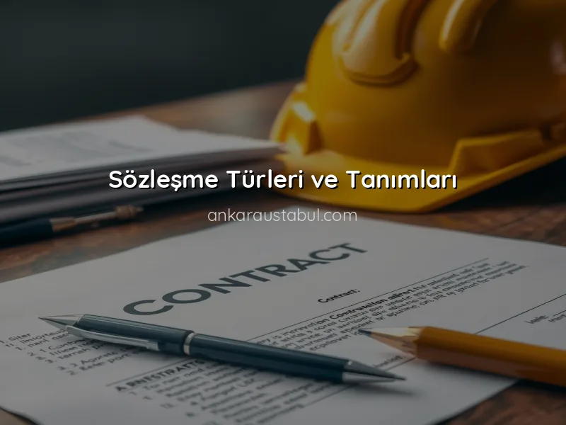 Tadilat Projelerinde Sözleşme Türleri ve Önemi