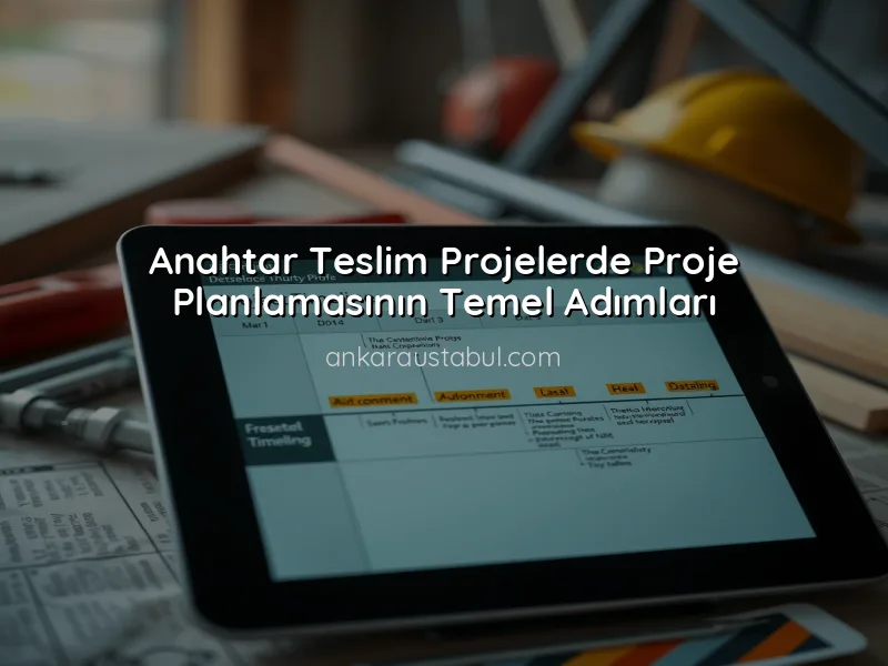 Anahtar Teslim Projelerde Proje Planlaması Nasıl Yapılır?