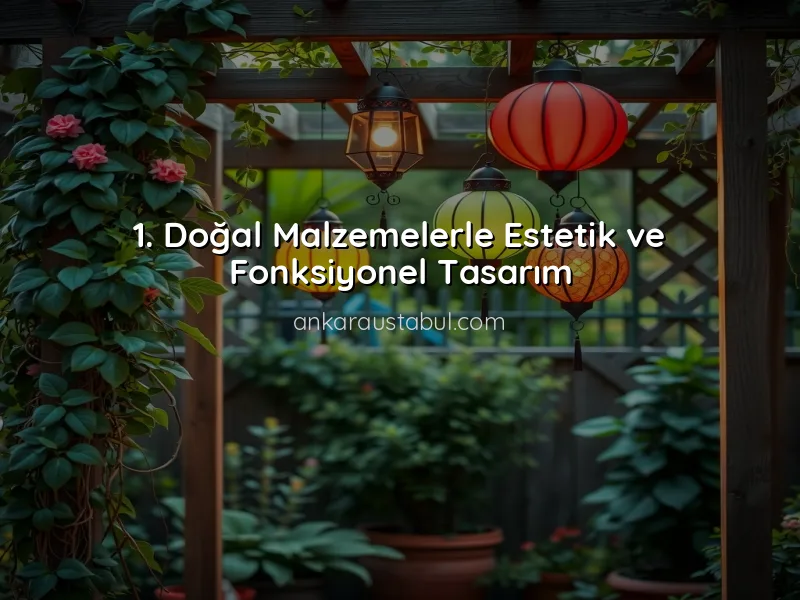 Bahçenizde Kullanabileceğiniz Fonksiyonel Dekorasyon Fikirleri