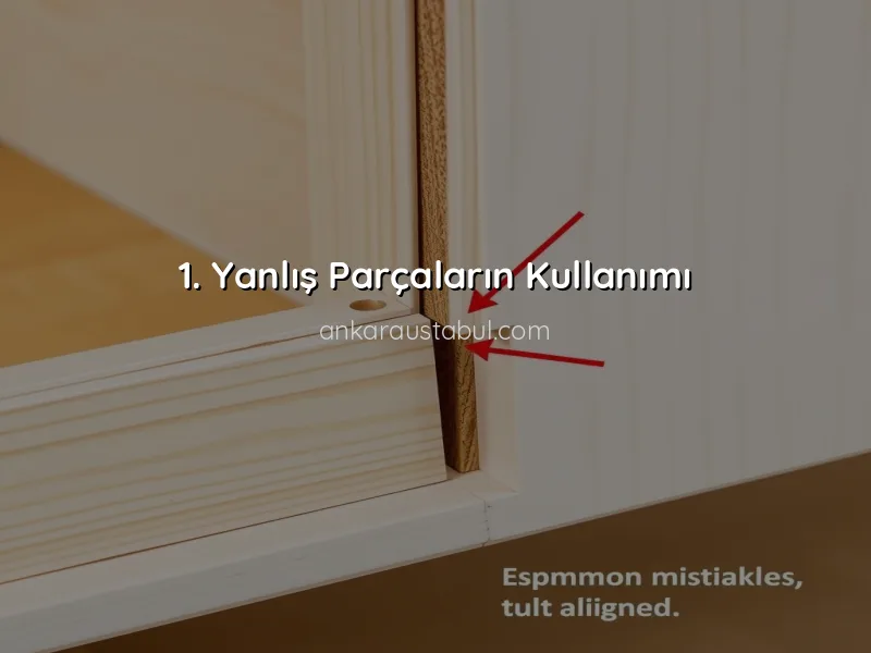 Mobilya Montajında Sık Yapılan Hatalar ve Çözüm Yöntemleri