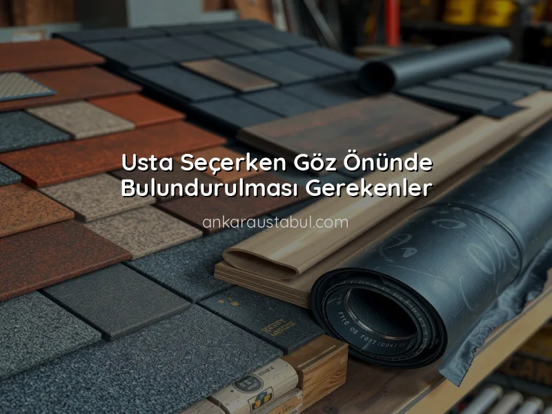 Çatı Onarımı İçin Usta Seçerken Nelere Dikkat Edilmeli?