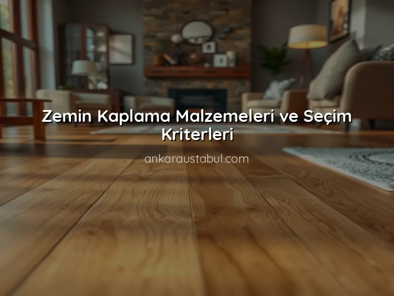 Doğru Malzeme Seçimi ile Uzun Süreli Zemin Kaplama