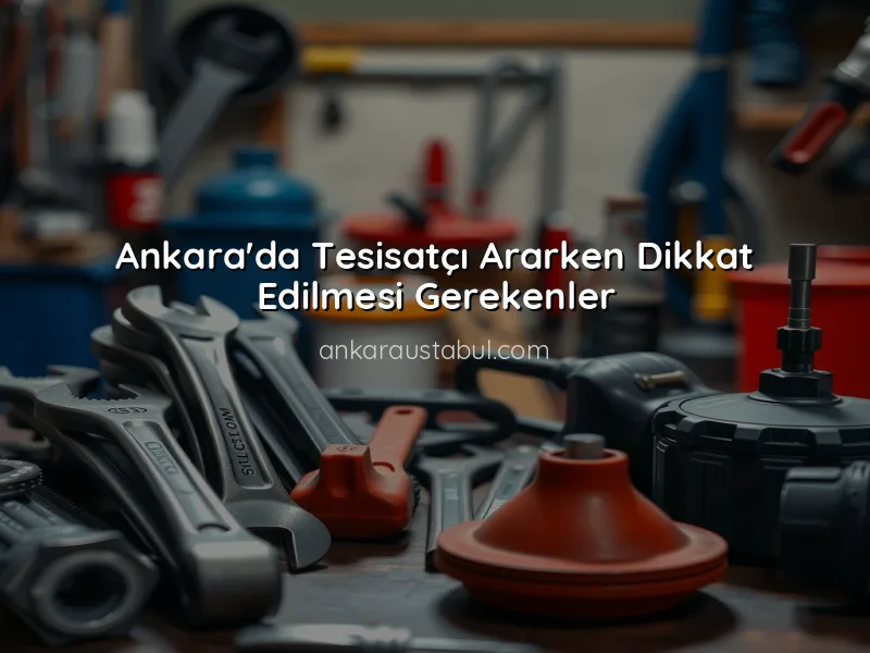 Ankara'da En İyi Tesisatçıları Bulmanın Yolları