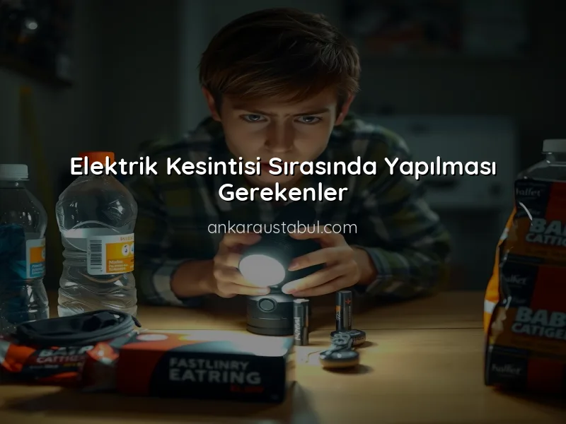 Elektrik Kesintilerinde Yapılması Gerekenler