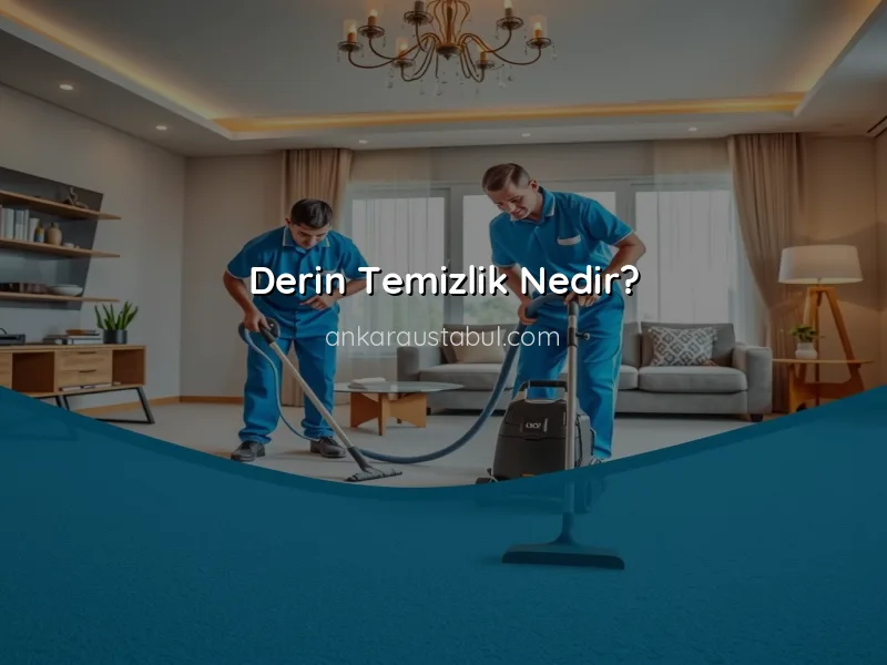 Ankara'da Derin Temizlik Hizmetlerinin Önemi ve Faydaları