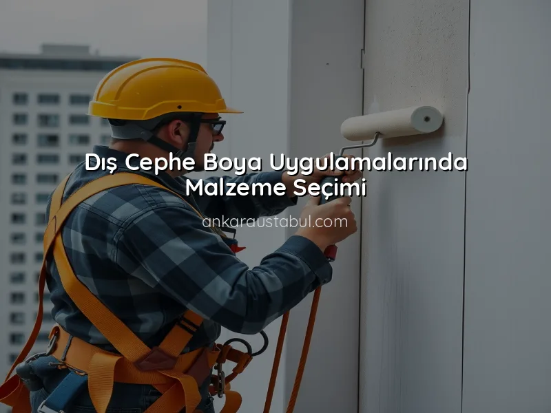 Yüksek Katlı Binalarda Dış Cephe Boya Uygulamaları ve Güvenlik Önlemleri