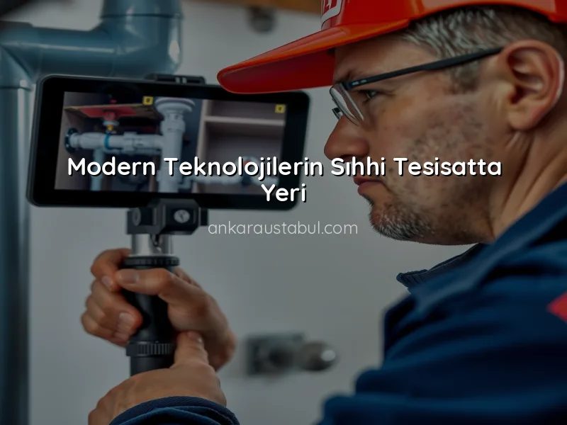 Sıhhi Tesisat İşlemlerinde Kullanılan Modern Teknolojiler
