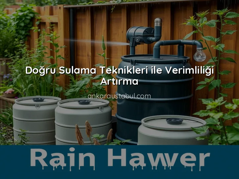 Bahçe Sulama Sistemleri: Verimliliği Artırmanın Yolları