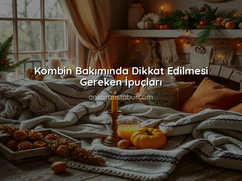 Kombinize Yapmanız Gereken Mevsimsel Bakımlar