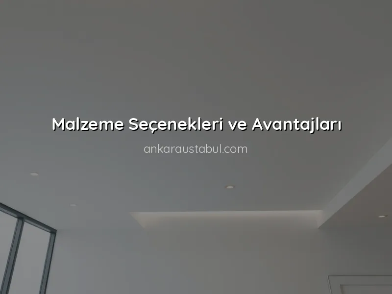 Asma Tavan Modelleri: Hangi Tasarım Size Uygun?