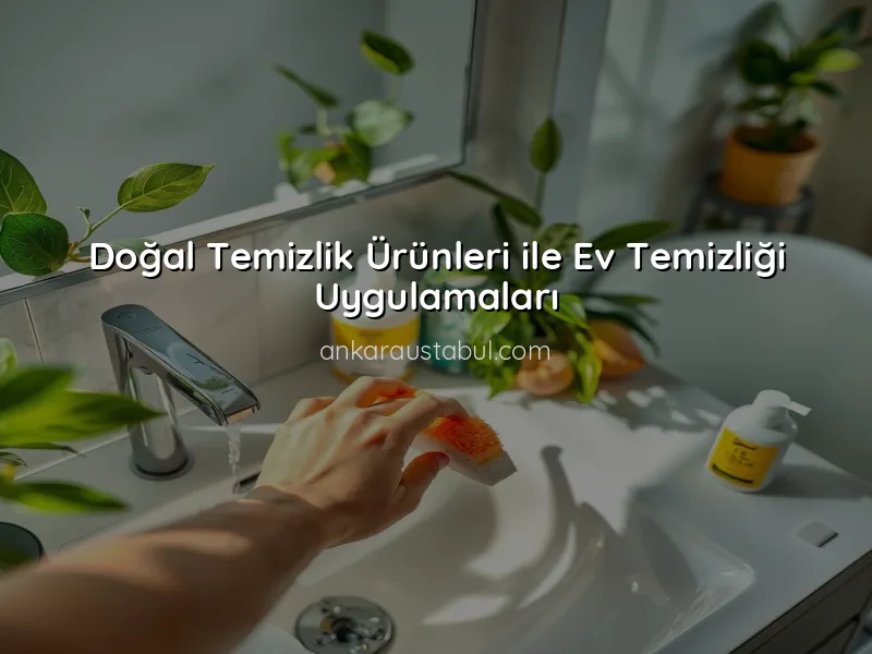 Ev Temizliği: Doğal Temizlik Ürünleri ile Uygulama Önerileri