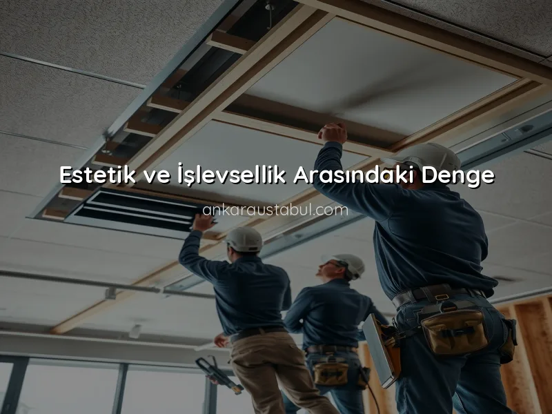 Asma Tavan Uygulamalarında Doğru Malzeme Seçimi