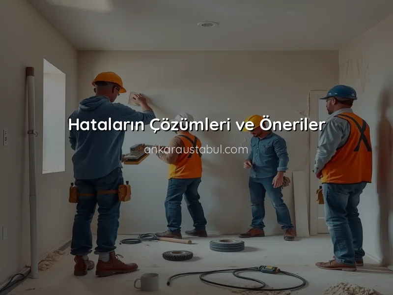 Alçıpan Uygulamalarında Sık Yapılan Hatalar ve Çözümleri