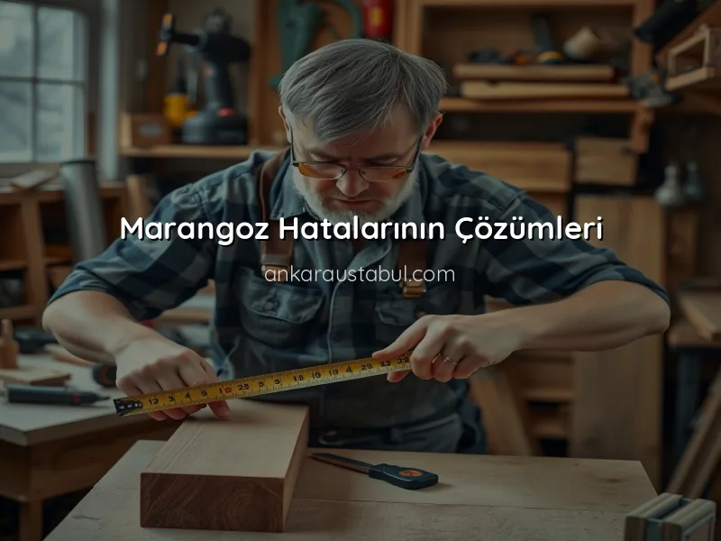 Marangozlukta En Sık Yapılan Hatalar ve Çözümleri