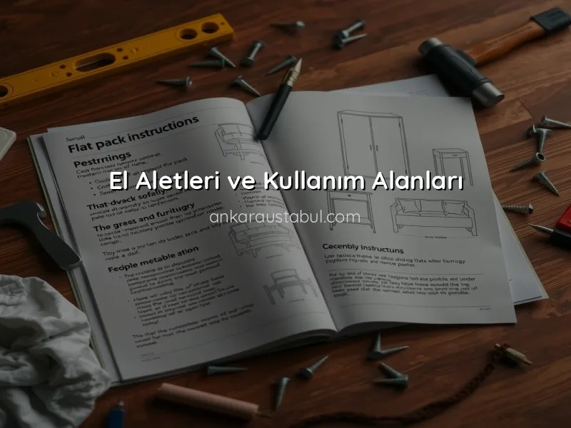 Mobilya Montajında Kullanılan Aletler ve İşlevleri