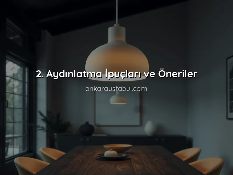 Dekoratif Tavan Aydınlatması: İpuçları ve Öneriler