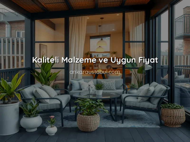 Ankara'da En İyi Cam Balkon Modelleri
