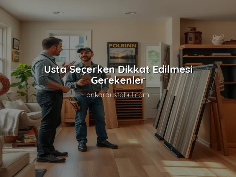 Evde Zemin Kaplama İşleri İçin Doğru Usta Seçimi