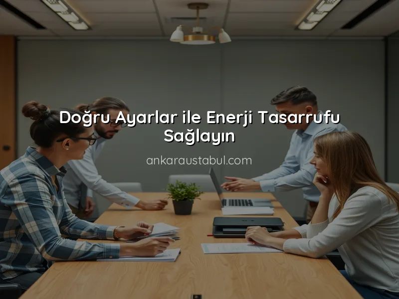 Kombinin Verimliliğini Artırmak İçin Alınabilecek Önlemler