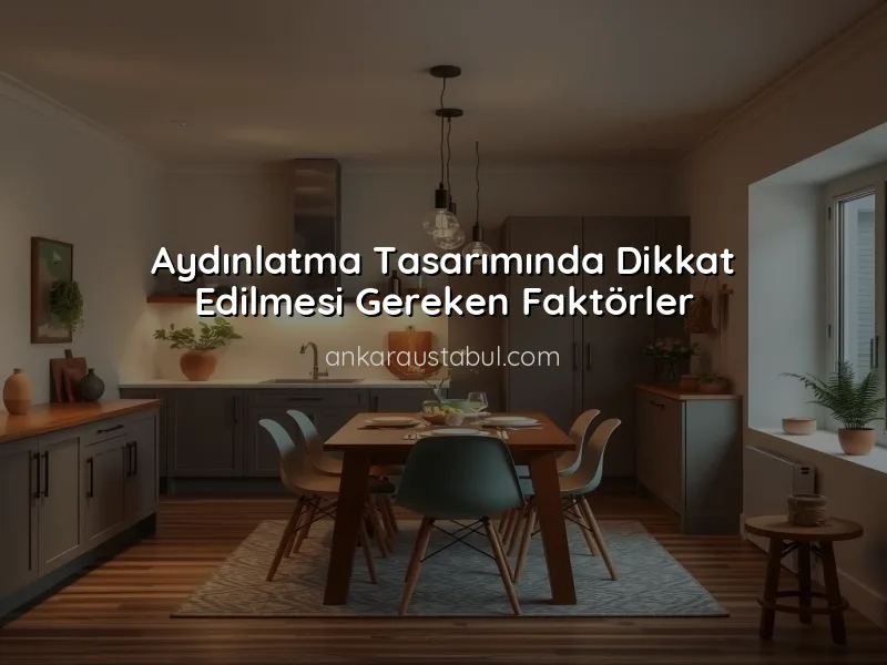 Mutfak Aydınlatmasında Doğru Seçimler Nasıl Yapılır?