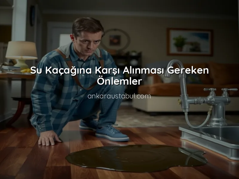 Evde Su Kaçağı Belirtileri ve Alınması Gereken Önlemler