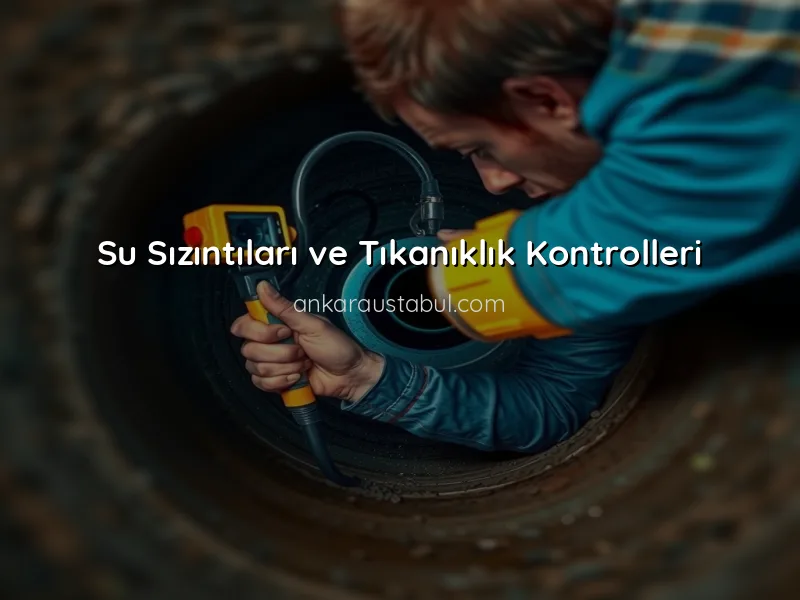 Sıhhi Tesisat Bakımında Yapılması Gereken Periyodik Kontroller