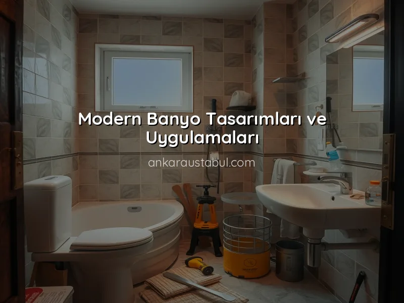 Ankara'da Banyo Yenileme ve Sıhhi Tesisat Uygulamaları