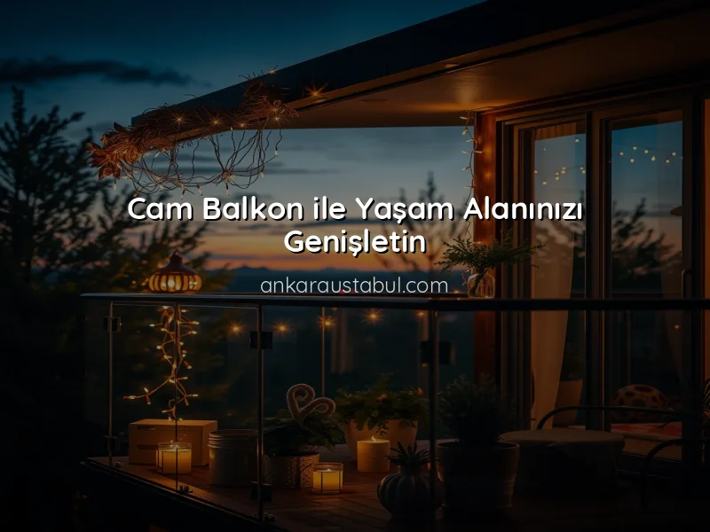 Cam Balkon ile Dış Mekan Konforunu Arttırın