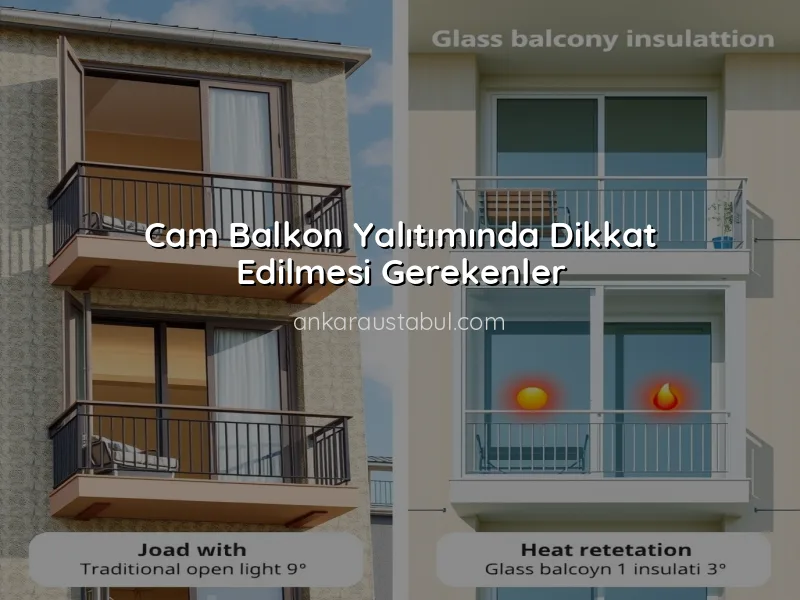Cam Balkon Yalıtımı: Isı ve Ses İzolasyonu Sağlamak