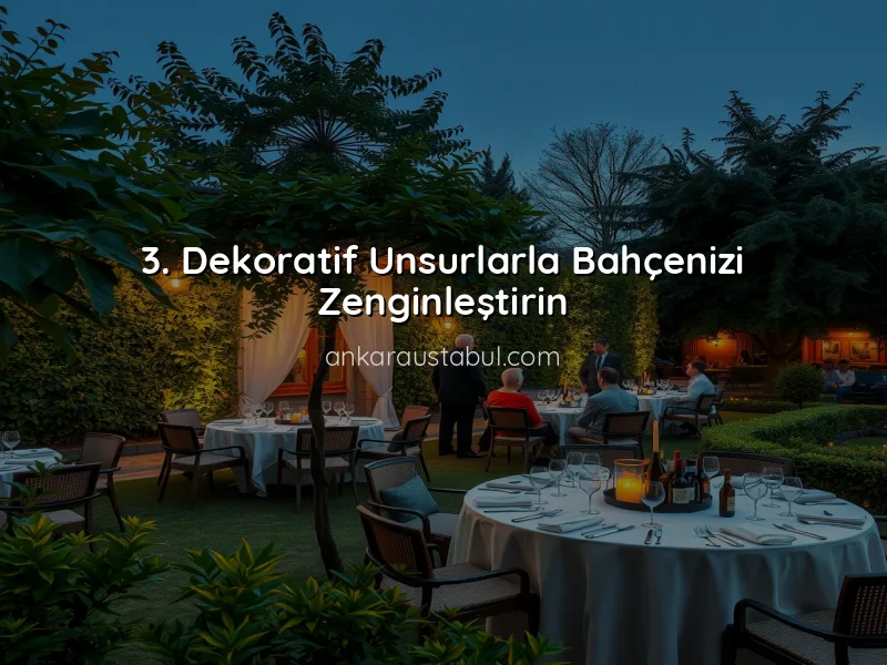 Ankara'da Bahçe Düzenleme Fikirleri ile Estetik Oluşturun