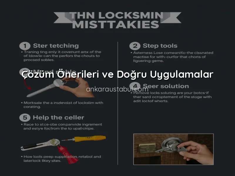 Çilingirlikte Sık Yapılan Hatalar ve Çözümleri