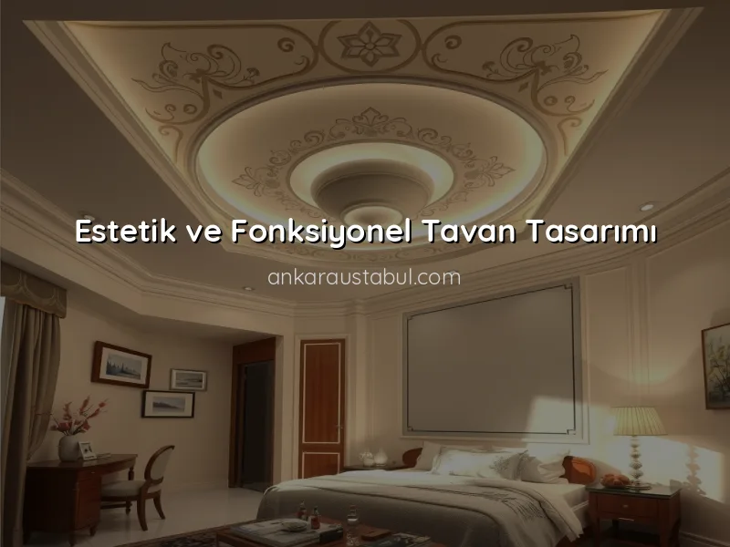 Dekoratif Tavan Uygulamaları ile Mekanınızı Güzelleştirin
