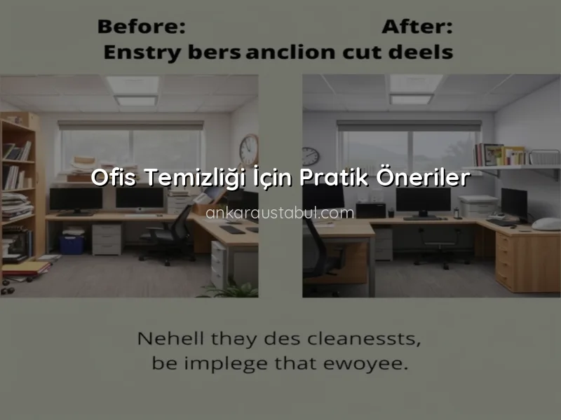 Ofis Temizliği: Çalışan Motivasyonunu Artırmanın Yolu