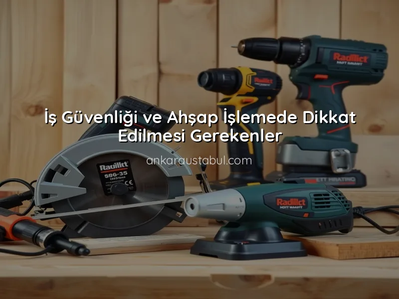 Ahşap İşlerinde Kullanılan Araçlar ve Ekipmanlar