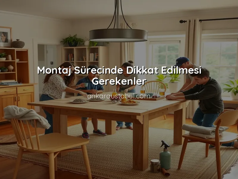 Farklı Mobilya Türleri İçin Montaj Teknikleri
