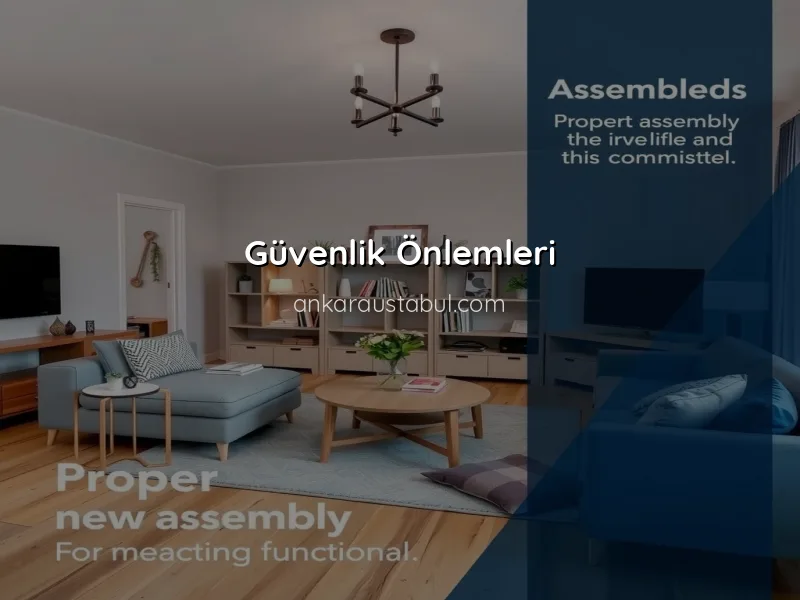 Evde Mobilya Montajı Yaparken Dikkat Edilmesi Gerekenler