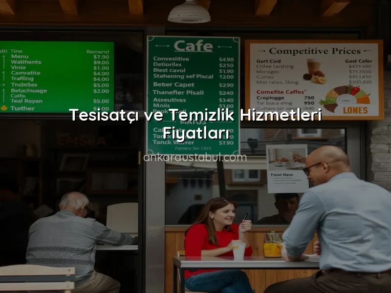 Çankaya'daki Usta Hizmetlerinde Fiyat Araştırması