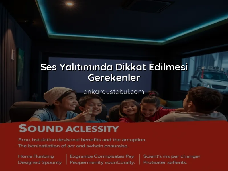Ses Yalıtımı ile Evdeki Gürültüyü Azaltmanın Yolları