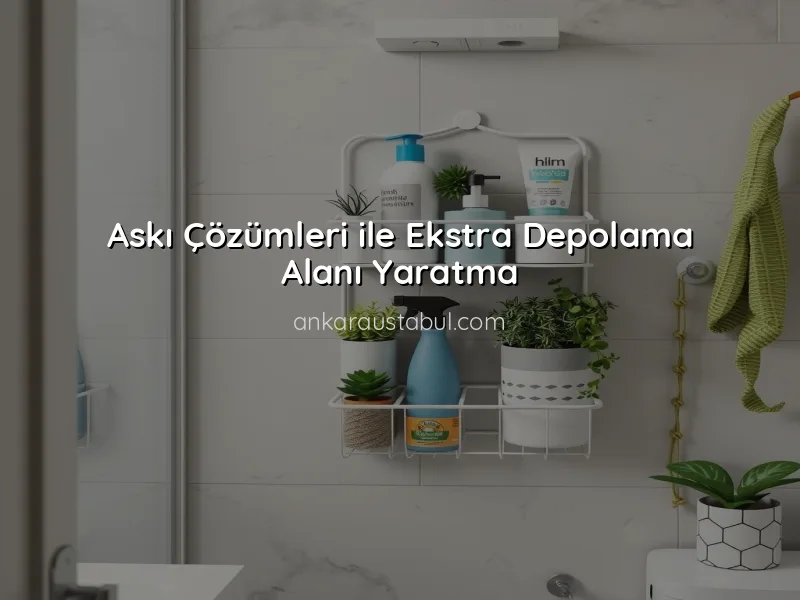 Banyoda Kullanılacak Pratik Depolama Çözümleri