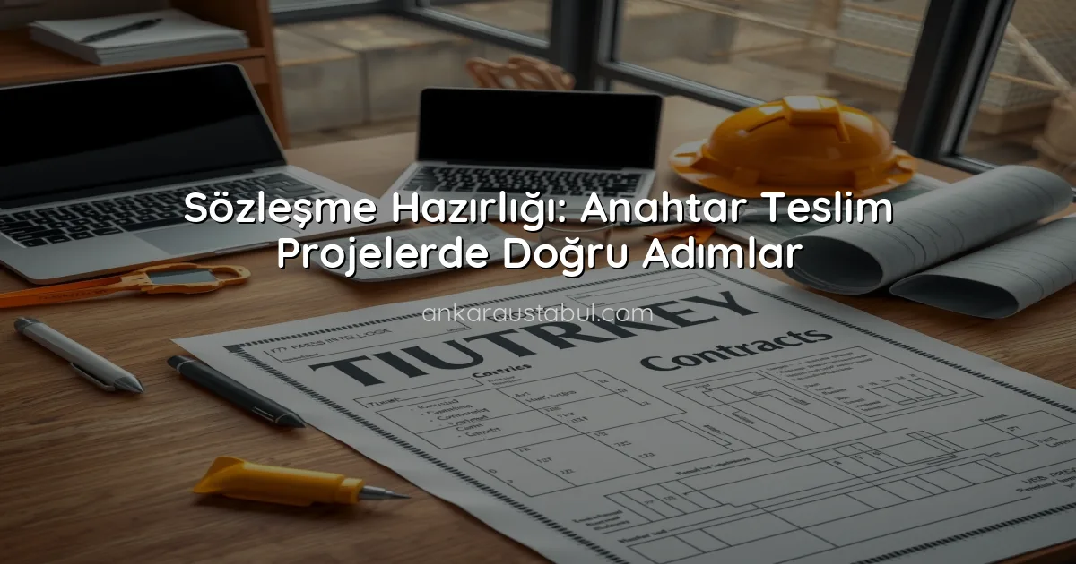 Sözleşme Hazırlığı: Anahtar Teslim Projelerde Doğru Adımlar