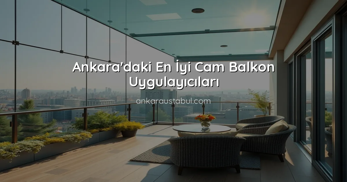 Ankara'daki En İyi Cam Balkon Uygulayıcıları