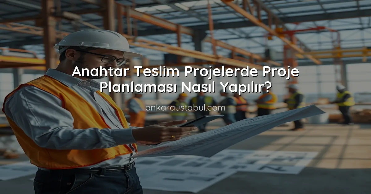 Anahtar Teslim Projelerde Proje Planlaması Nasıl Yapılır?