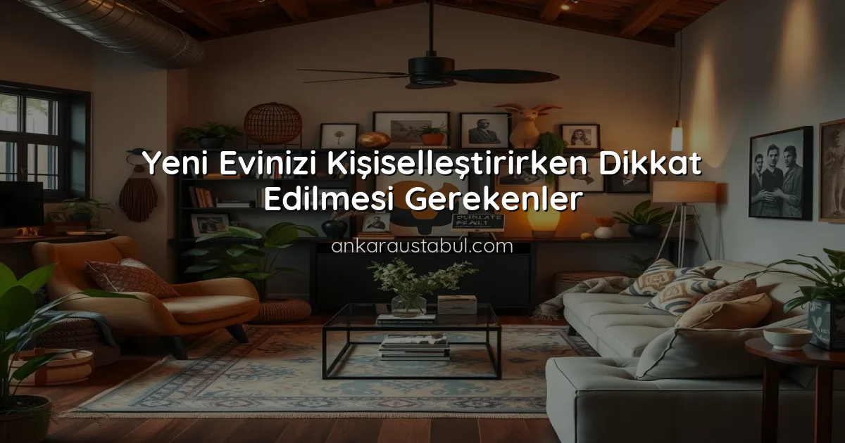 Yeni Evinizi Kişiselleştirirken Dikkat Edilmesi Gerekenler