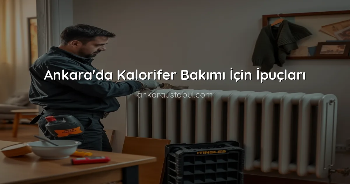 Ankara'da Kalorifer Bakımı İçin İpuçları
