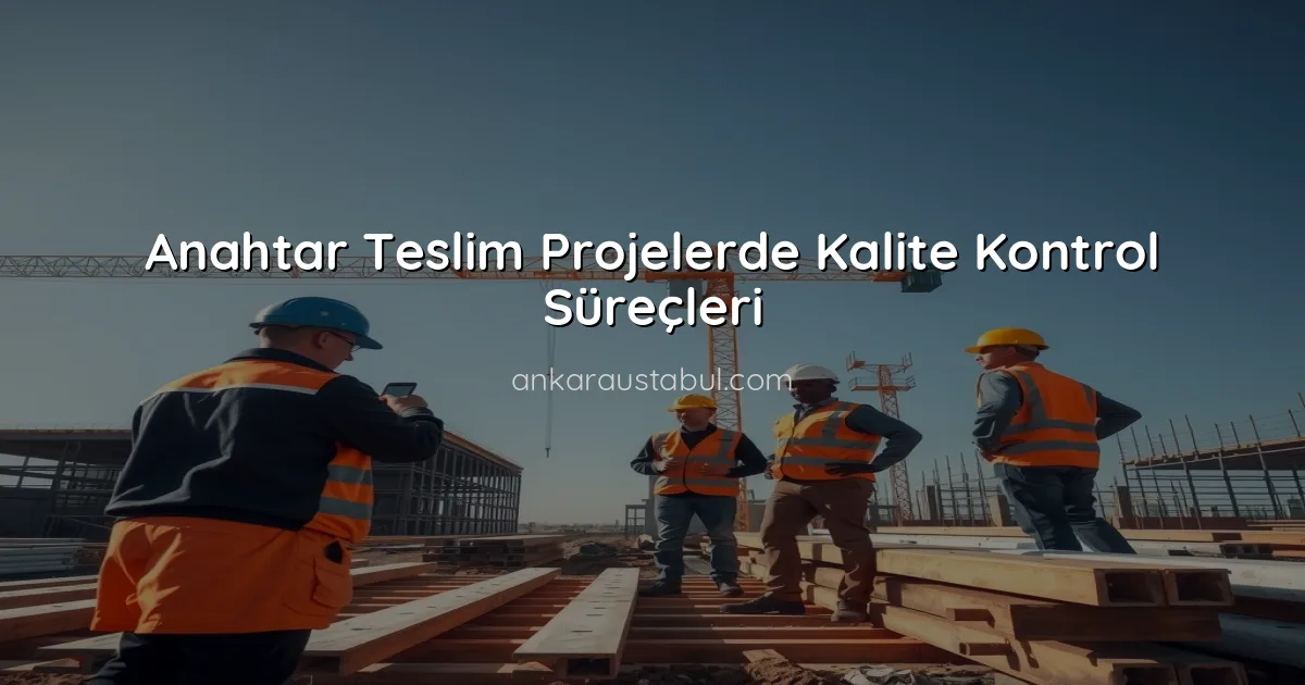 Anahtar Teslim Projelerde Kalite Kontrol Süreçleri