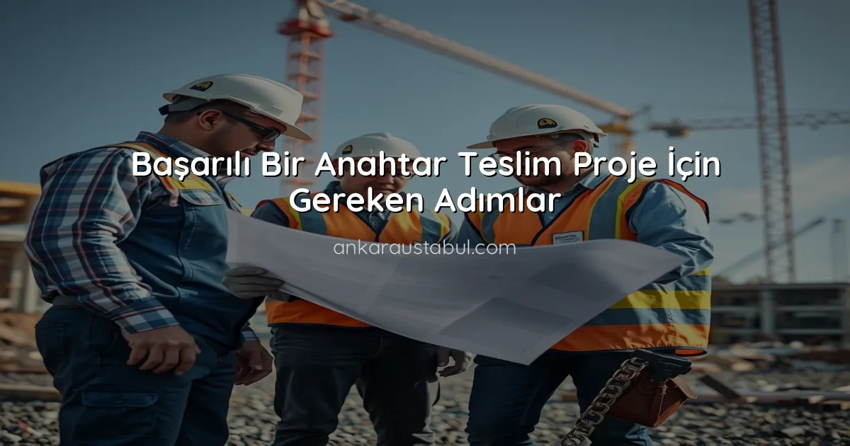 Başarılı Bir Anahtar Teslim Proje İçin Gereken Adımlar