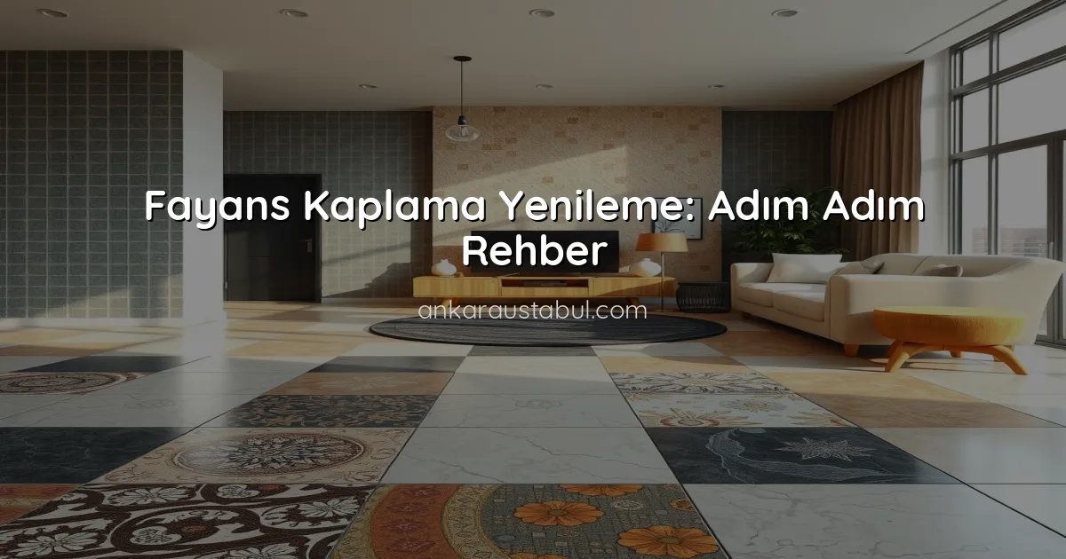 Fayans Kaplama Yenileme: Adım Adım Rehber