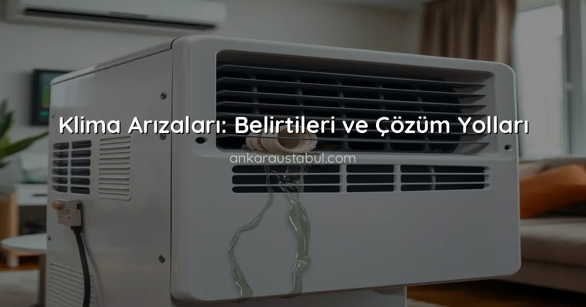 Klima Arızaları: Belirtileri ve Çözüm Yolları