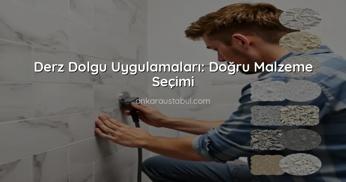 Derz Dolgu Uygulamaları: Doğru Malzeme Seçimi